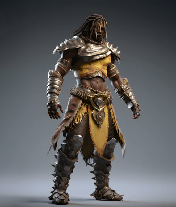 Banto Warrior Figurine